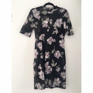 Short sleeve Mesh dress